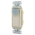Hubbell Wiring Device-Kellems TradeSelect, Decorator Switch, Residential Grade, Rocker Switch, General Purpose AC, Illuminated Single Pole, 15A 120/277V AC, Push Back and Side RSD115ILLA